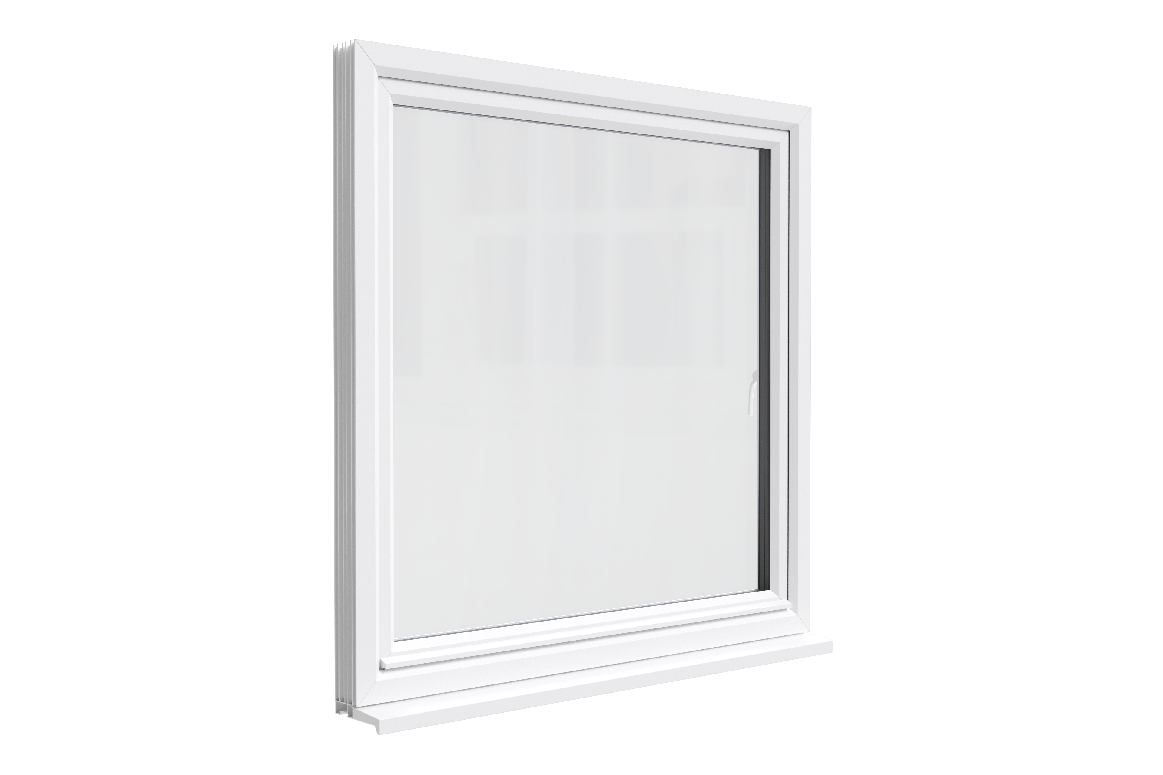 90mm Tilt & Turn Window - White Exterior