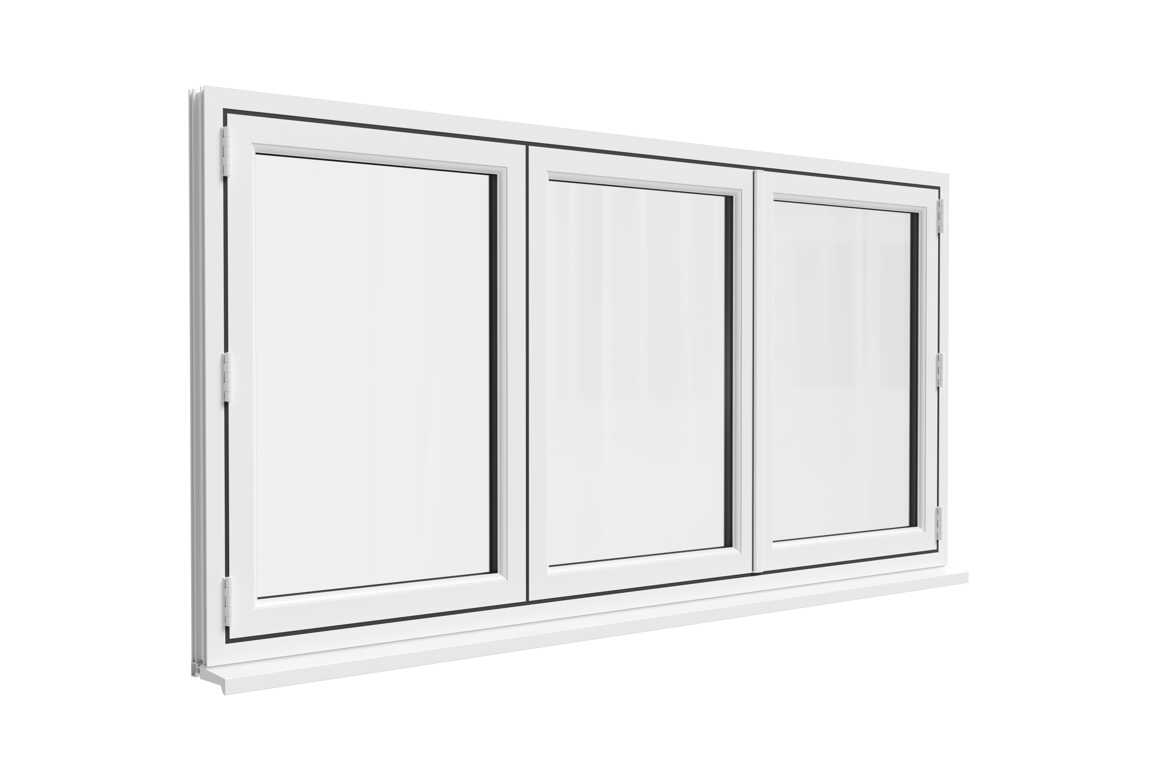 Alumina BiFold Window Catalogue White Exterior