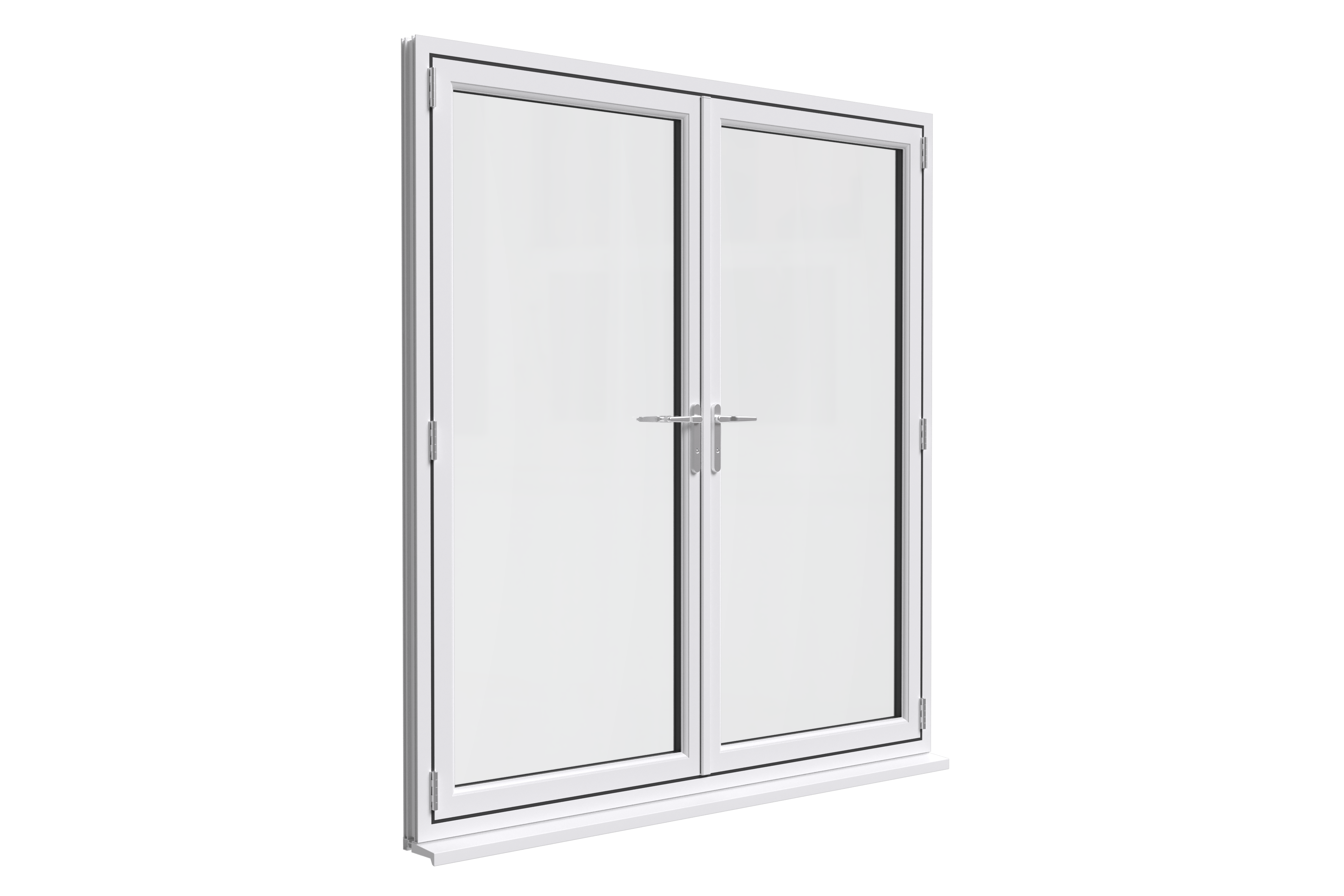 Alumina French Door White External